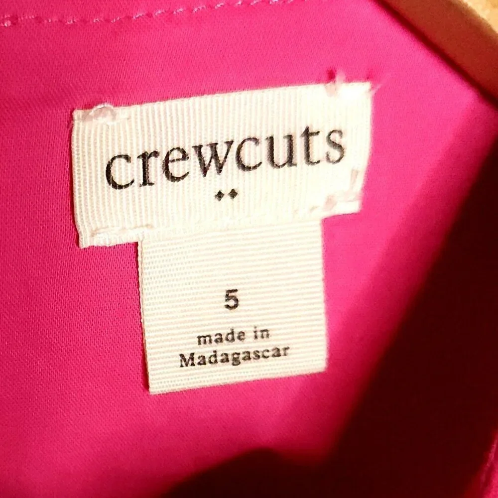 Crewcuts Girls Pink Sleeveless Ruffle Layered Sundress 5